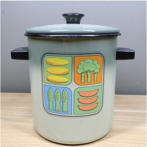 Vintage vegetable steamer pot - steamer,